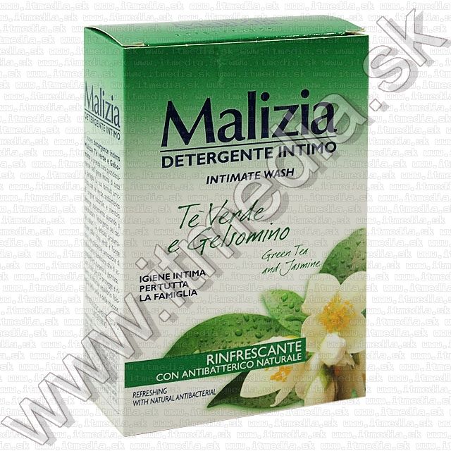 Image of Malizia intim folyékony szappan zöldtea és jázmin 200ml (IT8222)